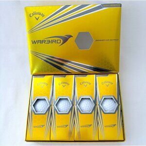 Callaway Warbird Designed for Distance White Golf Balls One Dozen New